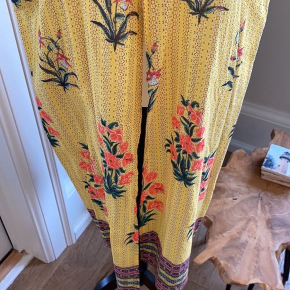 World Market Cotton Floral Kimono One Size - Picture 3 of 8